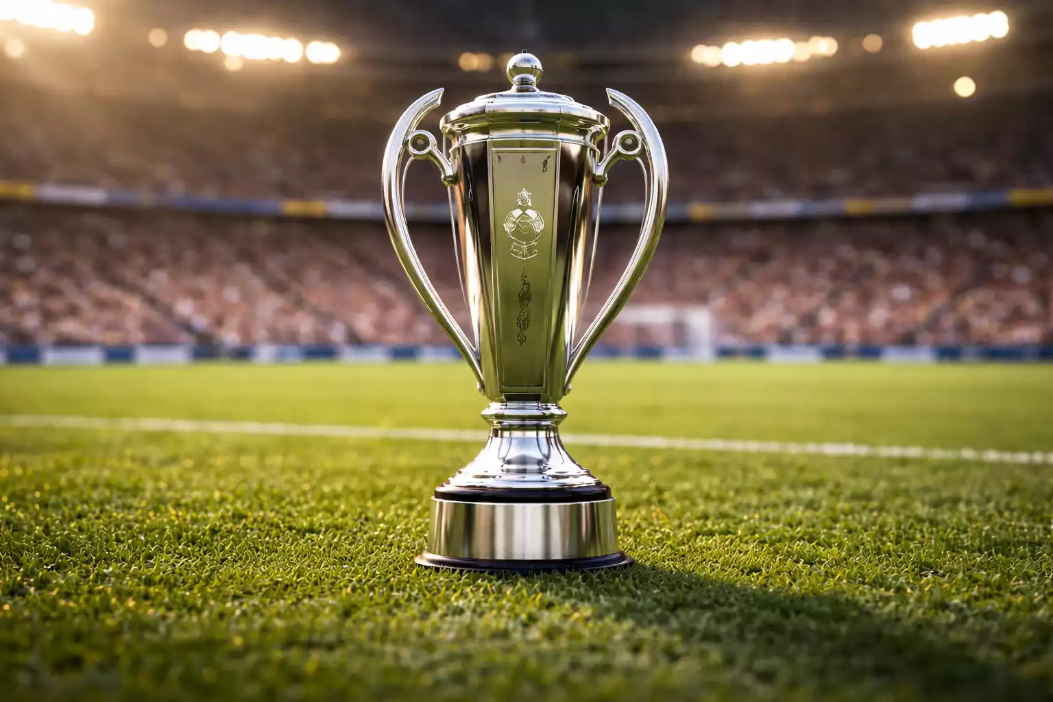 Trophée du Tournoi des 6 Nations sur pelouse verte